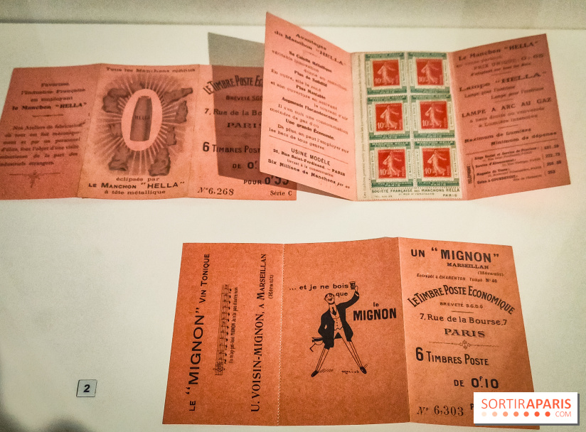 Carnets de timbres dans l'air du temps, l'exposition originale du musée de la Poste - nos photos - IMG20240130184546