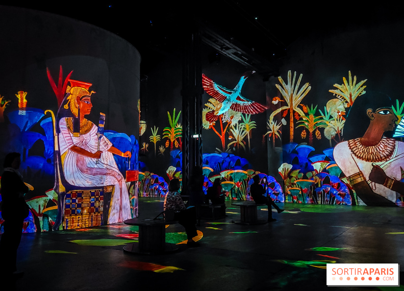 L'Egypte des Pharaons, de Khéops à Ramsès II : l'exposition immersive de l'Atelier des Lumières