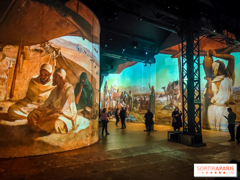 Les Orientalistes, l'exposition de l'Atelier des Lumières qui nous fait voyager en Orient - photos - IMG20240208102927