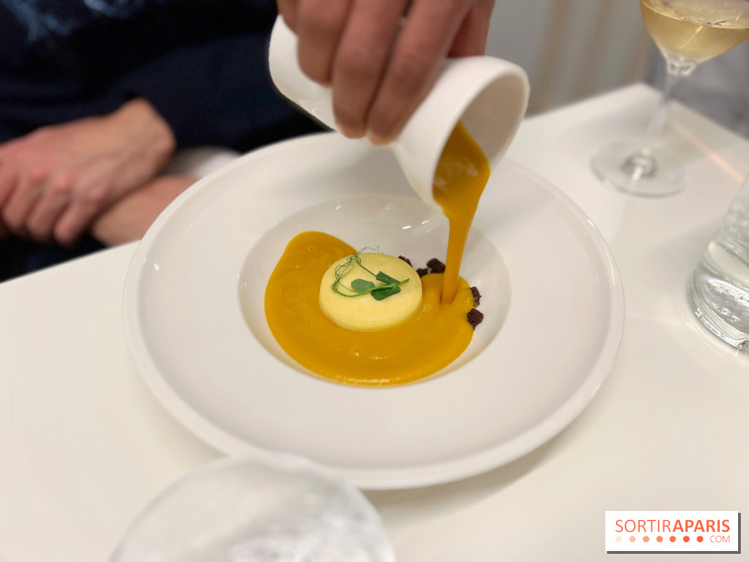 Elsass - Velouté potimarron, royale munster