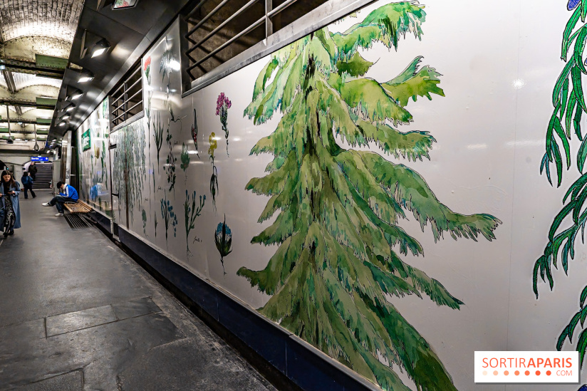 Le Métro Tuileries en mode végétal