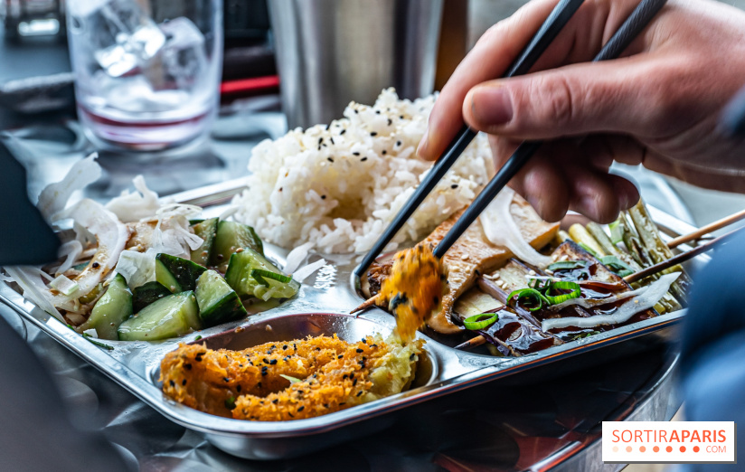 Sekitan, le restaurant street food de brochettes japonaises -  bento végétarien