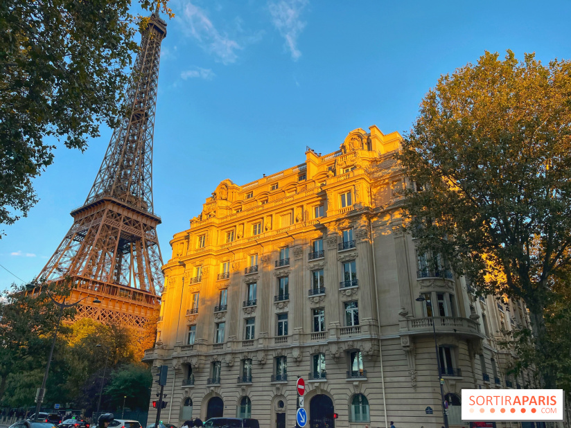 Visuel Paris 7e - Tour Eiffel - coucher de soleil