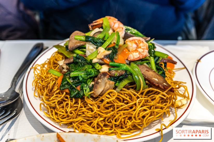 New Hao Khoan, le restaurant chinois et vietnamien, valeur sûre du 13e - nouilles croustillantes aux légumes et fruits de mer