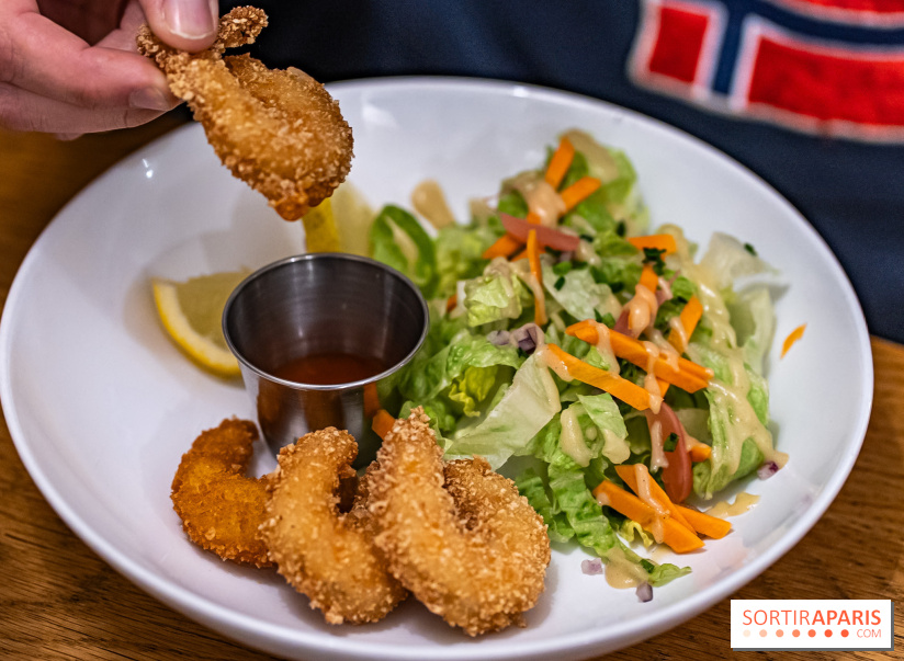 O Bout restaurant à Barbizon -  gambas panées