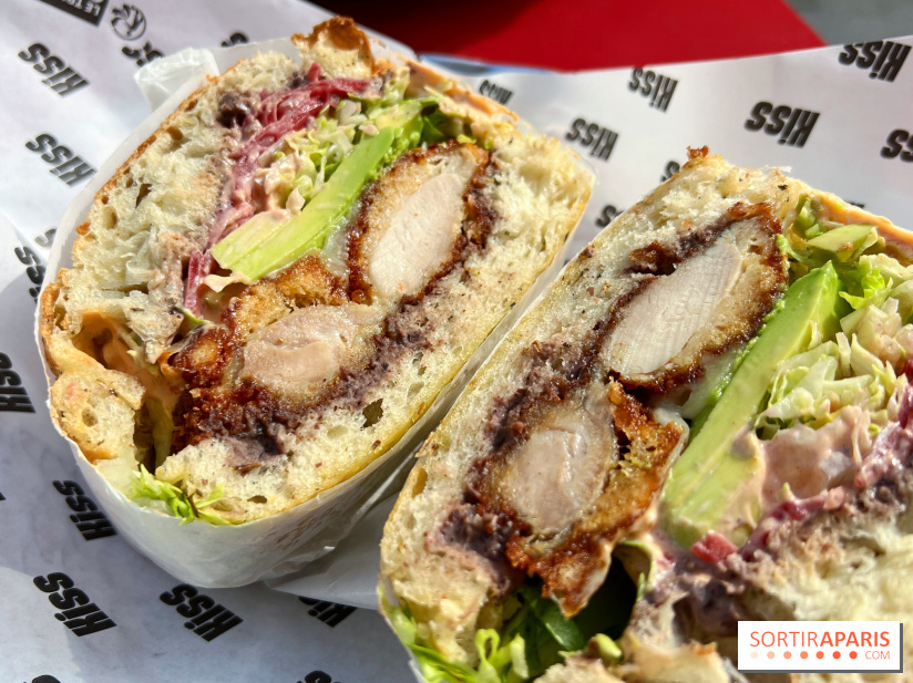 Kiss - Sandwich poulet frit, avocat, focaccia