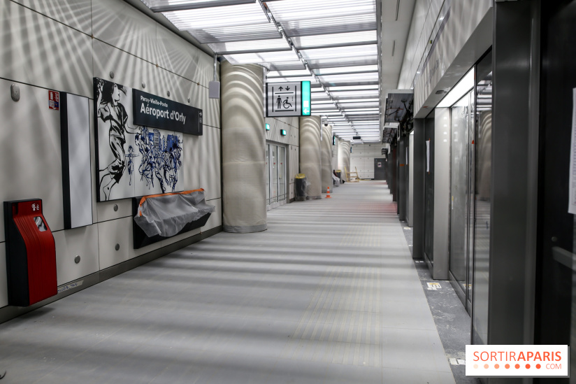 Chantier de la future gare Aéroport d'Orly, nos photos