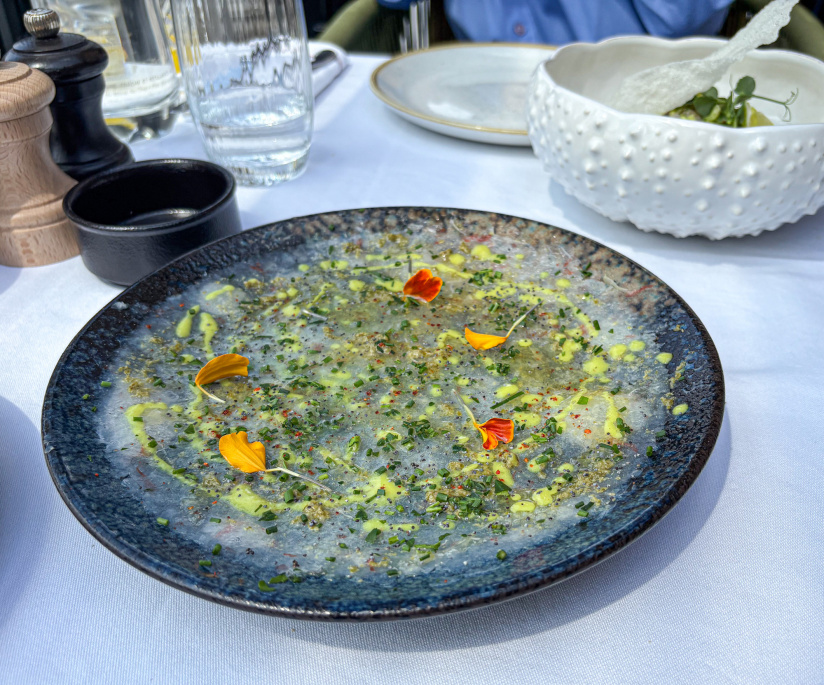 Edmond, l'excellent restaurant panoramique sur Le Jardin Perché, la terrasse du Terrass'Hotel