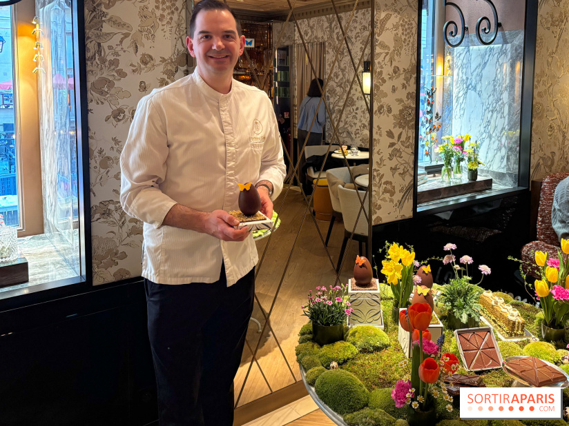 Paques 2025 : la collection gourmande d'oeufs de Paques de Matthieu Carlin à l'Hotel de Crillon 