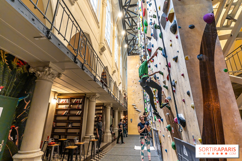 Climbing District Saint-Lazare, la salle d'escalade et espace coworking cachée dans une chapelle -  A7C8009