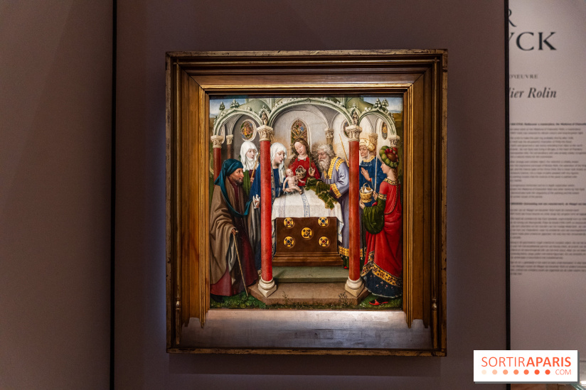 Exposition Revoir Van Eyck, La Vierge du chancelier Rolin au Musée du Louvre