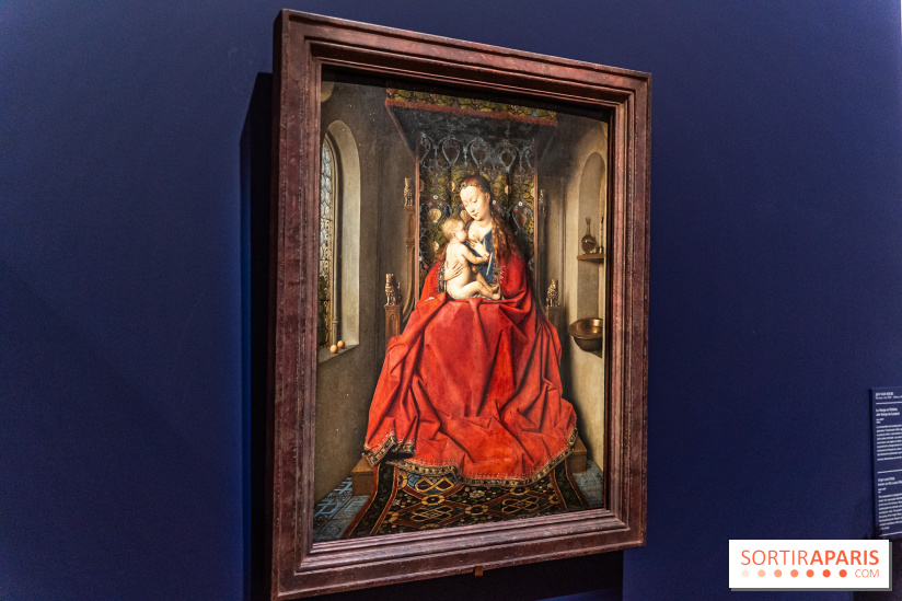 Exposition Revoir Van Eyck, La Vierge du chancelier Rolin au Musée du Louvre - la Vierge et l'enfant - La Vierge de Lucques