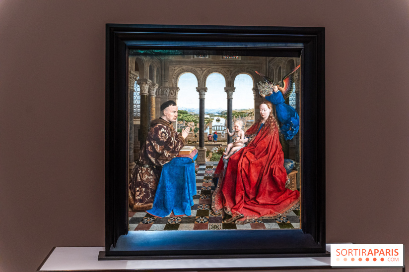 Exposition Revoir Van Eyck, La Vierge du chancelier Rolin au Musée du Louvre