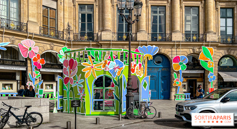 Van Cleef & Arpels pop up photocall Place Vendôme