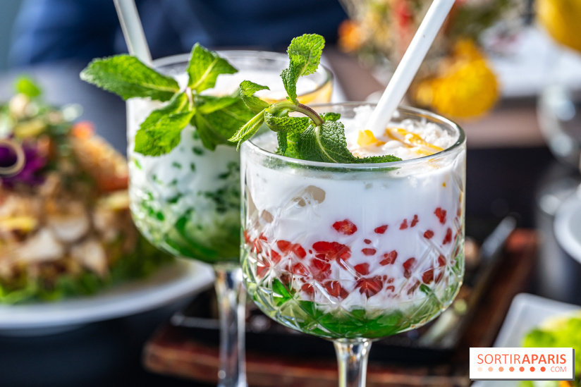 Didi Saigon, le restaurant vietnamien de Villiers sur Marne (94) -  dessert aux trois couleurs - sou xa