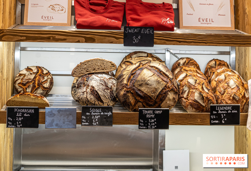 Éveil Boulangerie aux farines anciennes Paris 17e - pains