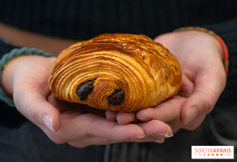 Éveil Boulangerie aux farines anciennes Paris 17e - pain au chocolat