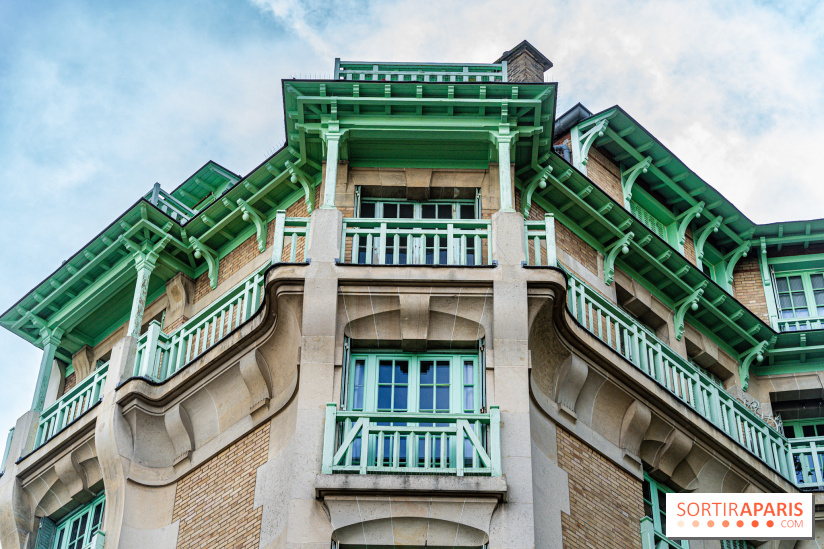 Insolite, la façade originale de la rue Blomet Paris 15e - photos -  A7C9547