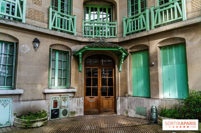 Insolite, la façade originale de la rue Blomet Paris 15e - photos