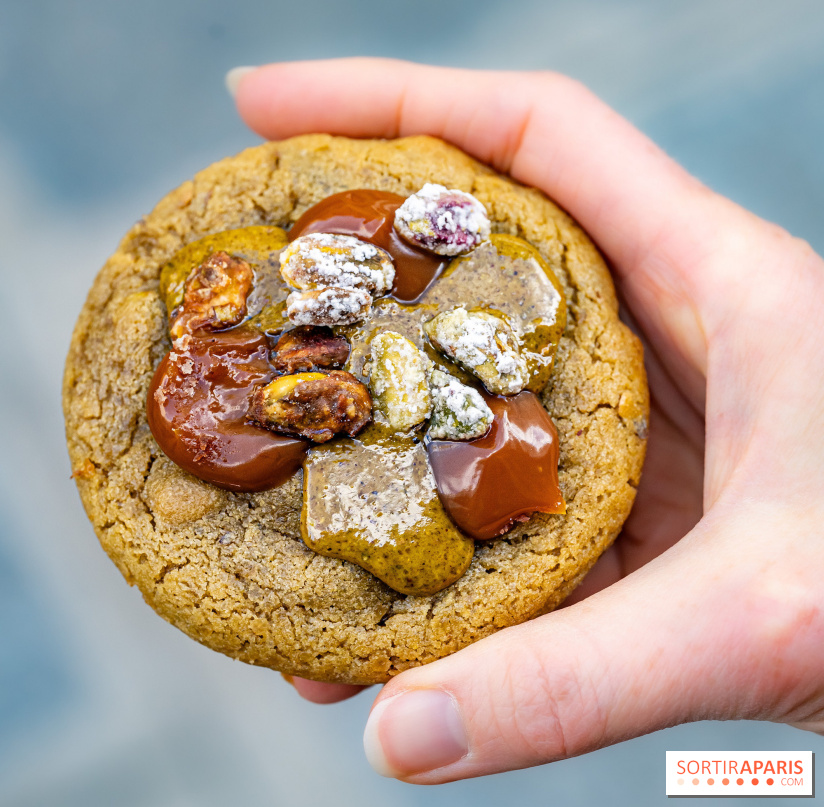 La Pâtisserie éphémère d'Aurélien Cohen à Paris - cookie pistache