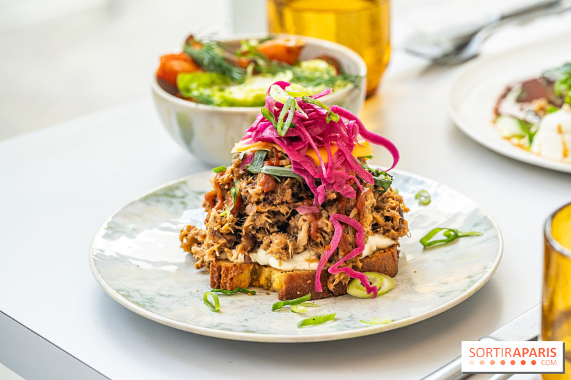 Le Café Mirette, l'excellent resto à la Fondation Pernod, côté Gare Saint-Lazare - pulled pork