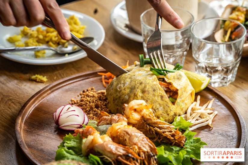 Q Bar, le bistrot et restaurant Thaïlandais à Paris - pad thaï