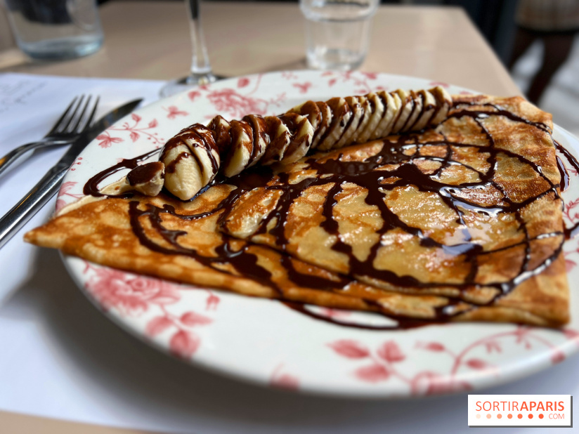 Galette Café - Crêpe banane chocolat
