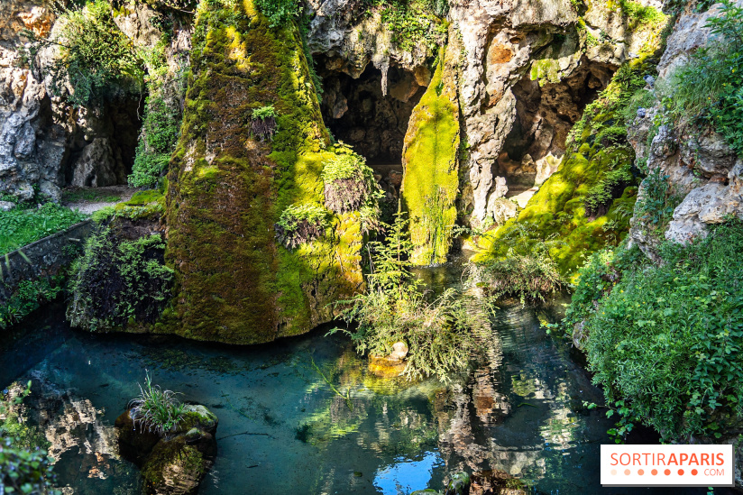 Parc du Dr Fauvel à Villennes sur Seine, grotte et cascades