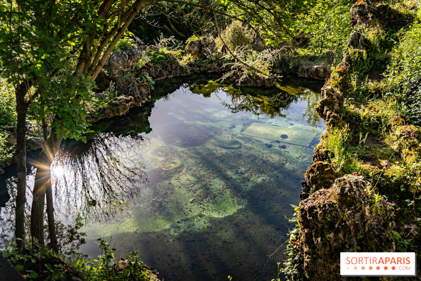 Parc du Dr Fauvel à Villennes sur Seine, grotte et cascades
