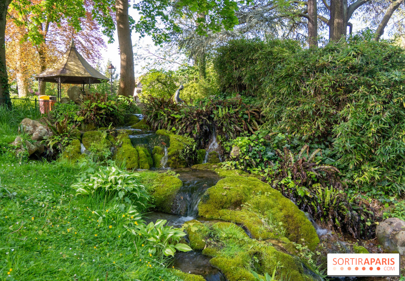 Parc du Dr Fauvel à Villennes sur Seine, grotte et cascades