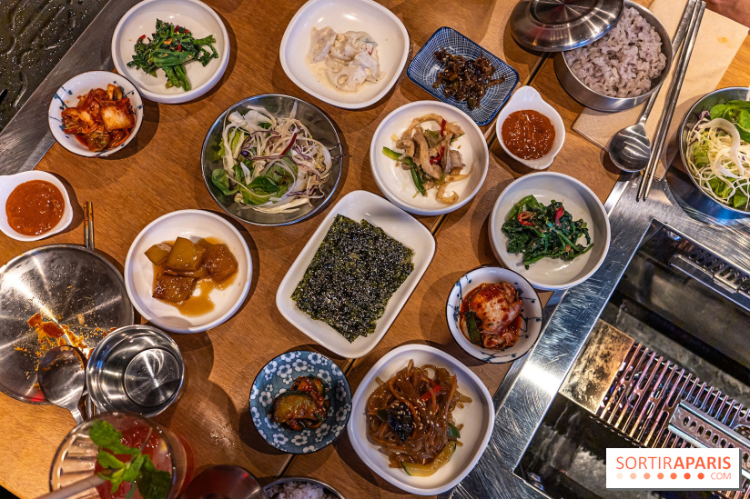 Hwaro Grill, le barbecue Coréen Paris 15e -  accompagnements