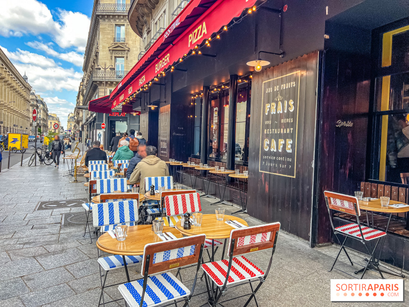 Festival, le café-restaurant rue Étienne Marcel  - terrasse