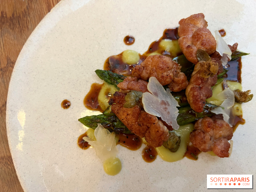 ChoCho - Ris d'agneau, asperge au barbecue