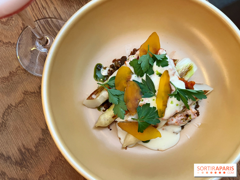 ChoCho - Asperge, kimchi, poutargue