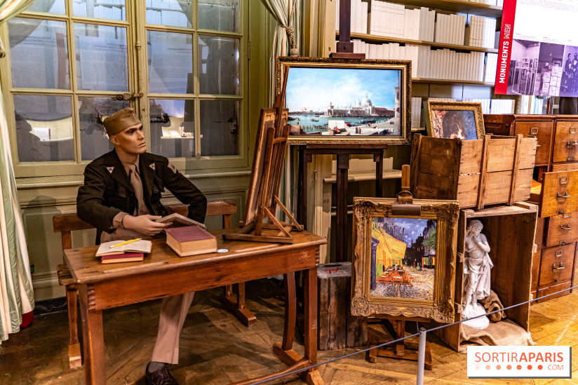 Exposition Monuments Men au Château de la Roche-Guyon - les photos