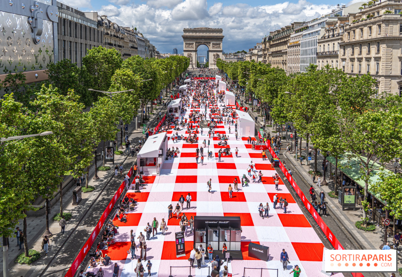 Grand pique nique des Champs-Élysées - photos