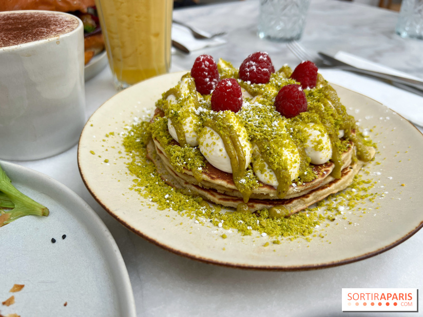 Oma - All Day Food - Pancakes pistache framboise