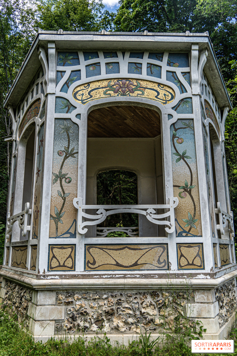 Le kiosque du belvédère de Chatillon à Risny-sur-Seine en Yvelines