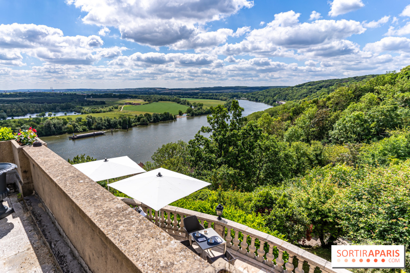 Le Brunch à volonté du belvédère au Domaine de la Corniche dans les Yvelines - photos -  vallée de la Seine