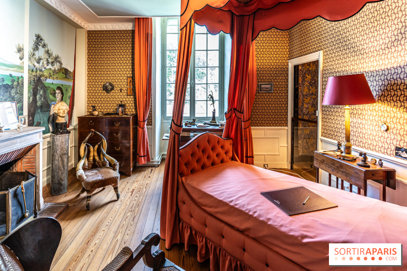 Maison Jean Cocteau à Milly-la-Forêt en Essonne - photos -  chambre