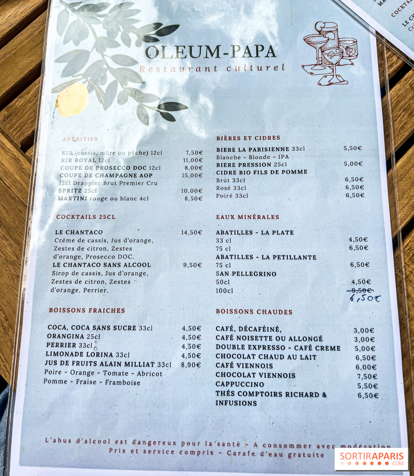 Le restaurant du Petit Moulin des Vaux de Cernay - Oléum Papa, le restaurant culturel
