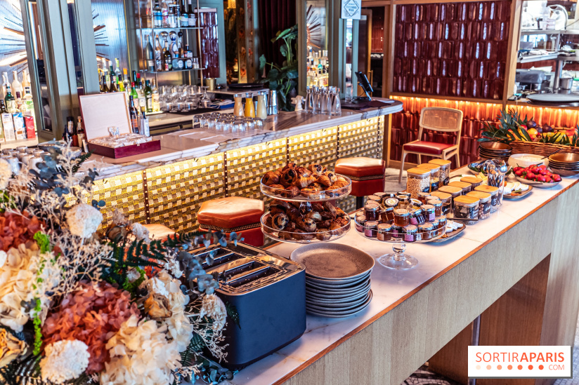 Brunch du Vesper Paris 7e - buffet à volonté et plats à table