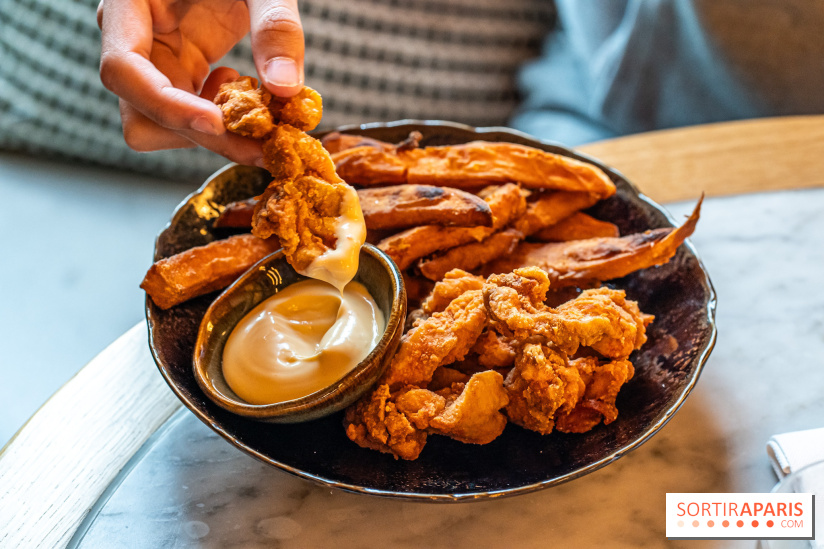 Brunch du Vesper Paris 7e - buffet à volonté et plats à table -  poulet frit - menu enfant