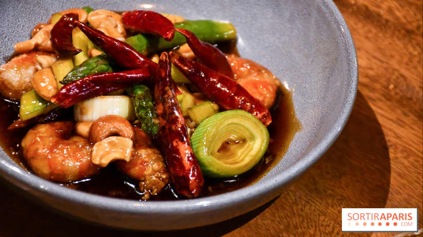 Madame Fan, le restaurant gastronomique chinois à Paris  -  crevettes Kung Pao
