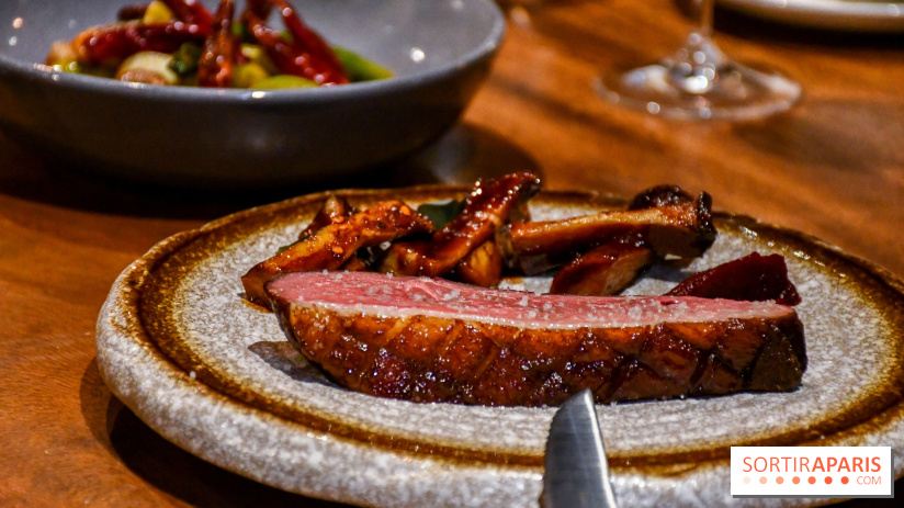 Madame Fan, le restaurant gastronomique chinois à Paris  - magret de canard fumé au thé Long Jing