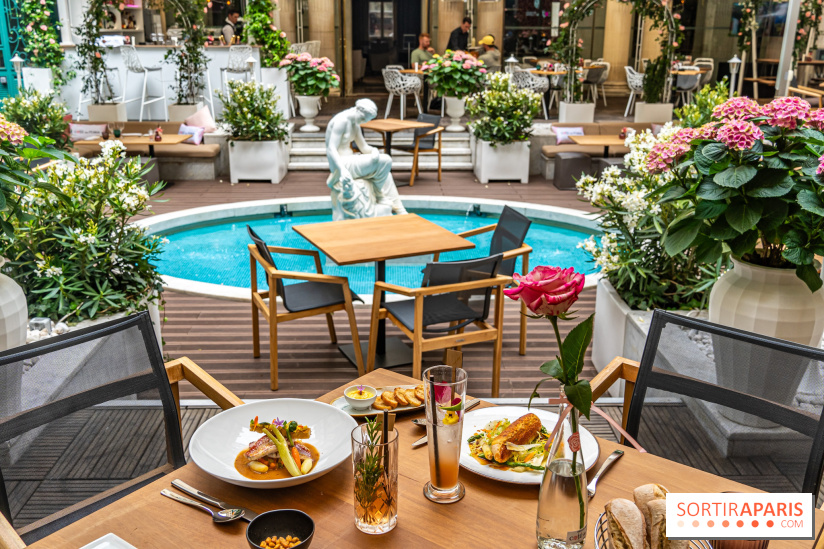 La Terrasse des Roses au Westin Paris Vendome, le patio floral confidentiel