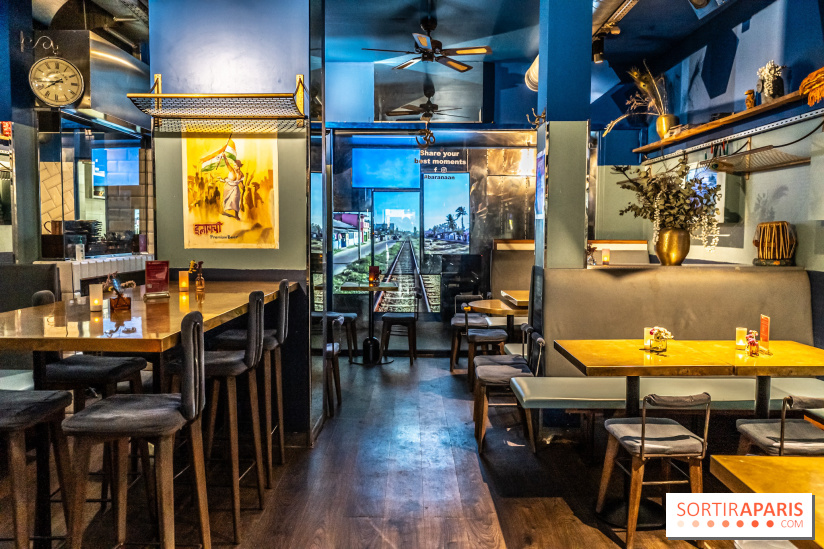Brunch indien à Paris par Baranaan et Pingwoo -  salle restaurant Paris 10e