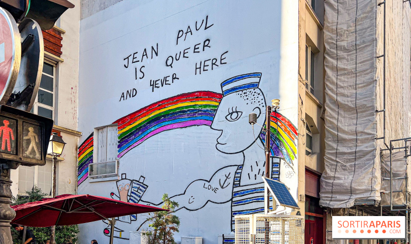 Fresque Pepo Moreno pour Jean-Paul Gaultier - Mois des Fiertés - image00005