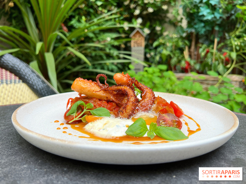 Le Potager, Roch Hotel & Spa - Poulpe grillé, légumes