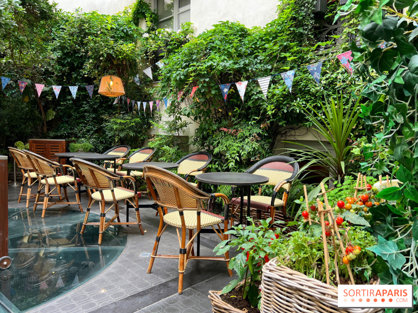 Le Potager, Roch Hotel & Spa - Terrasse patio verdoyant